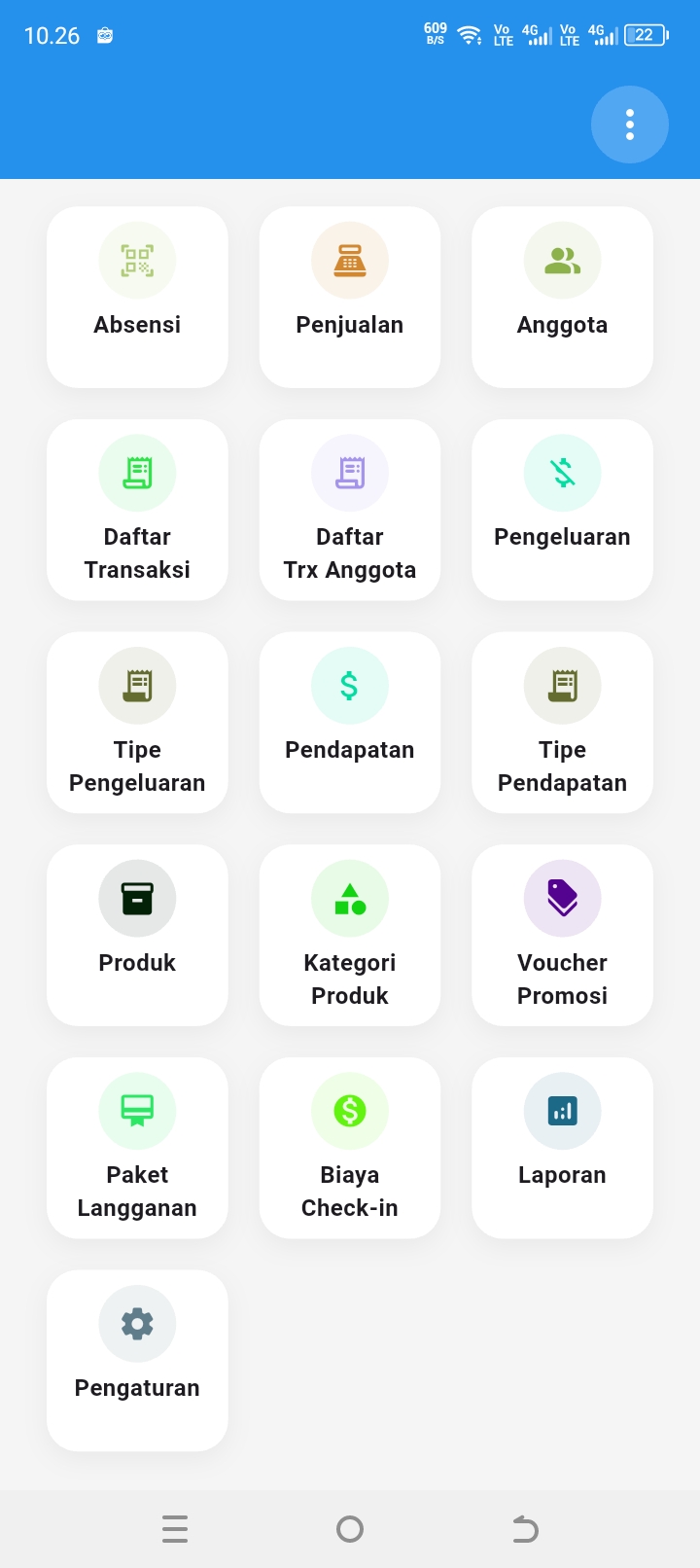 Aplikasi GYM & Kasir Membership