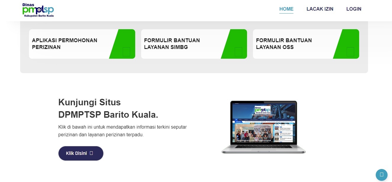 Portal Sistem DPMPTSP